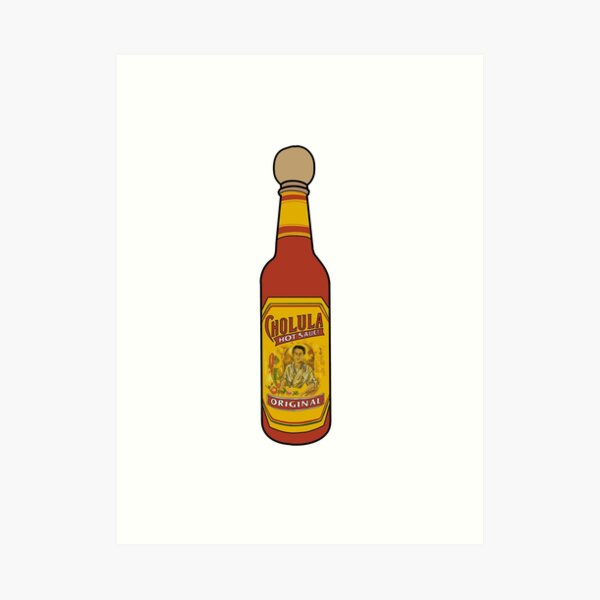Cholula Hot Sauce Wall Art Redbubble