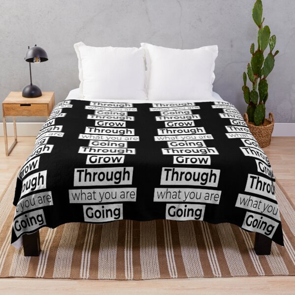 Item preview, Grow Through What You Are Going Through Motivating Saying designed and sold by Hanlar.