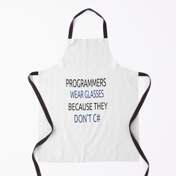 Item preview, Programmers Wear Glasses Because They Don't C# designed and sold by Peace Cyebukayire.