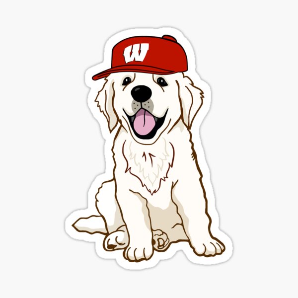Vista previa del artículo con la obra «Cachorro UW-Madison», diseñado y vendido por bmillertime.