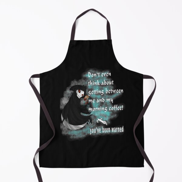 Item preview, Grim Reaper Serious Coffee Drinker Sarcasm Halloween Humor designed and sold by CheekyPuppy.