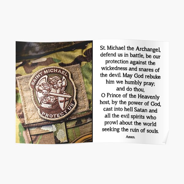St. Michael Prayer - 1 Poster