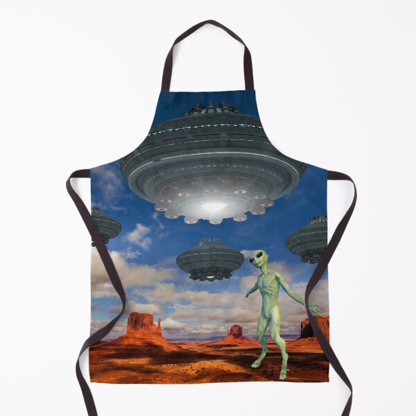 Item preview, Alien Directing Fleet of Alien Spaceships - UFO designed and sold by mydesignsbylar.