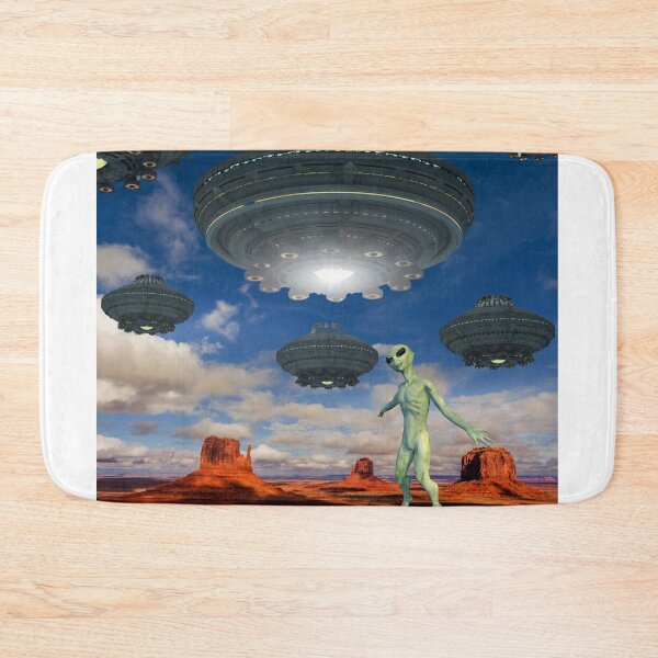 Item preview, Alien Directing Fleet of Alien Spaceships - UFO designed and sold by mydesignsbylar.