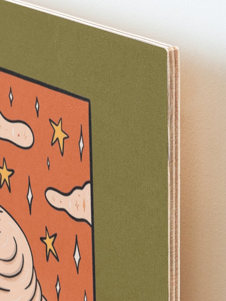 Alternate view of Pumpkin Spice Tarot Card Mounted Print