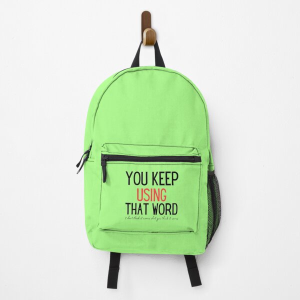 Item preview, You keep using that word designed and sold by Tecnofa.