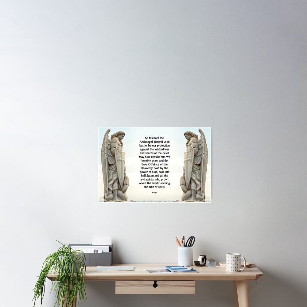 St. Michael Prayer - 3 Poster