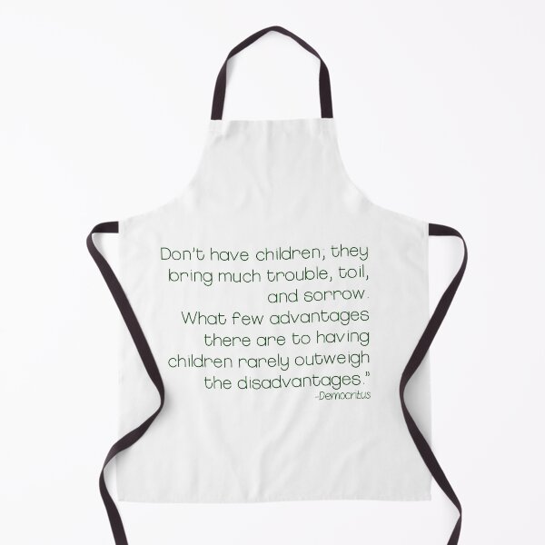 Item preview, Childfree Democritus quotes designed and sold by photogfrog.