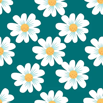 Artwork thumbnail, White Floral Pattern by DesignCodeStore