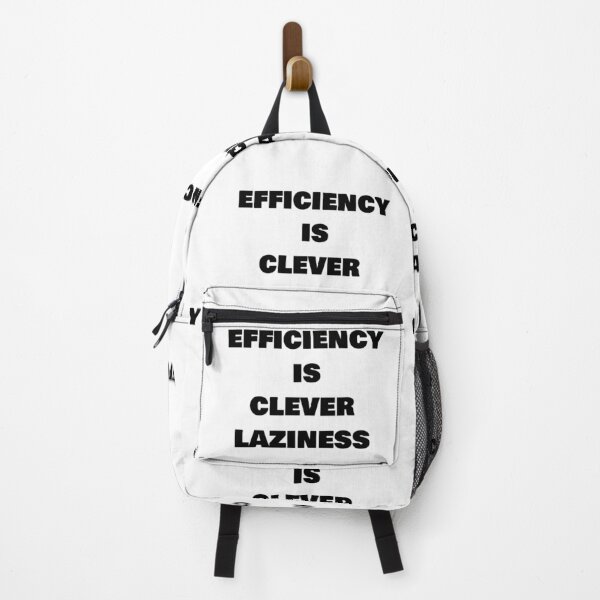 Item preview, Efficiency Is Clever Laziness designed and sold by AritraSur.