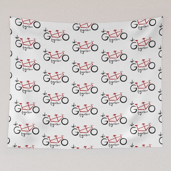 Item preview, We go together - red designed and sold by Tandem Celebrations.