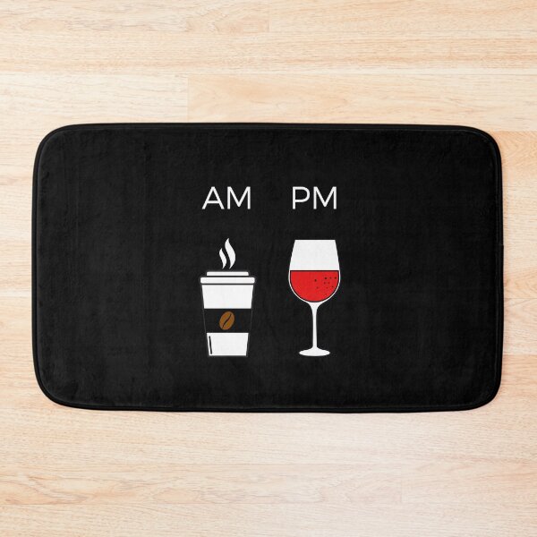 Item preview, AM Coffee PM Wine Glass designed and sold by RoJor.