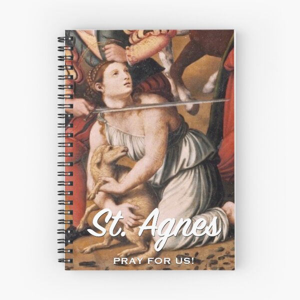 Item preview, St. Agnes, Pray for Us! designed and sold by The Catholic Religion Teacher Shop.