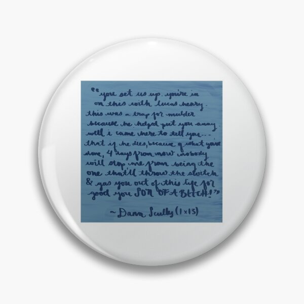 Item preview, dana scully beyond the sea quote designed and sold by elenaapo.