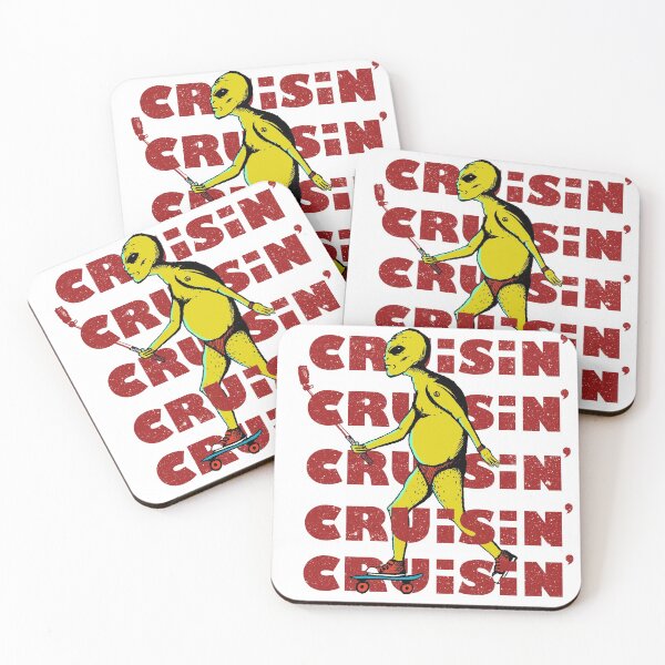Aperçu de l'œuvre Cruising Alien Vlogger créée et vendue par PopcornpunkART.