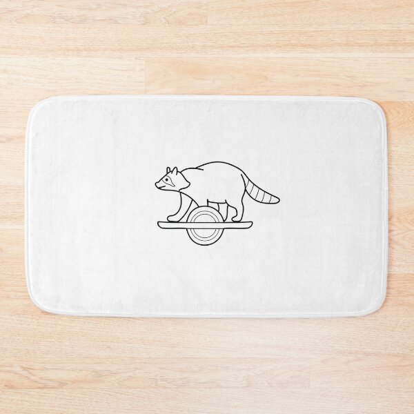 Item preview, Onewheeling Raccoon Outline designed and sold by Line Design.