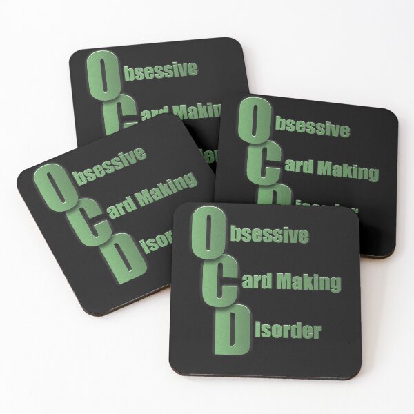 Item preview, OCD Obsessive Card Making Disorder designed and sold by Keyma.