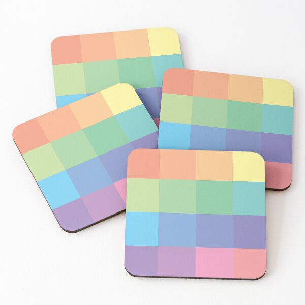 Item preview, Pastel Rainbow Color Blocks designed and sold by SeaStories88.