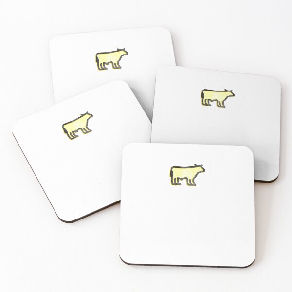 Item preview, Cute Yellow Cow Vegan Animals designed and sold by thefrshmachine.