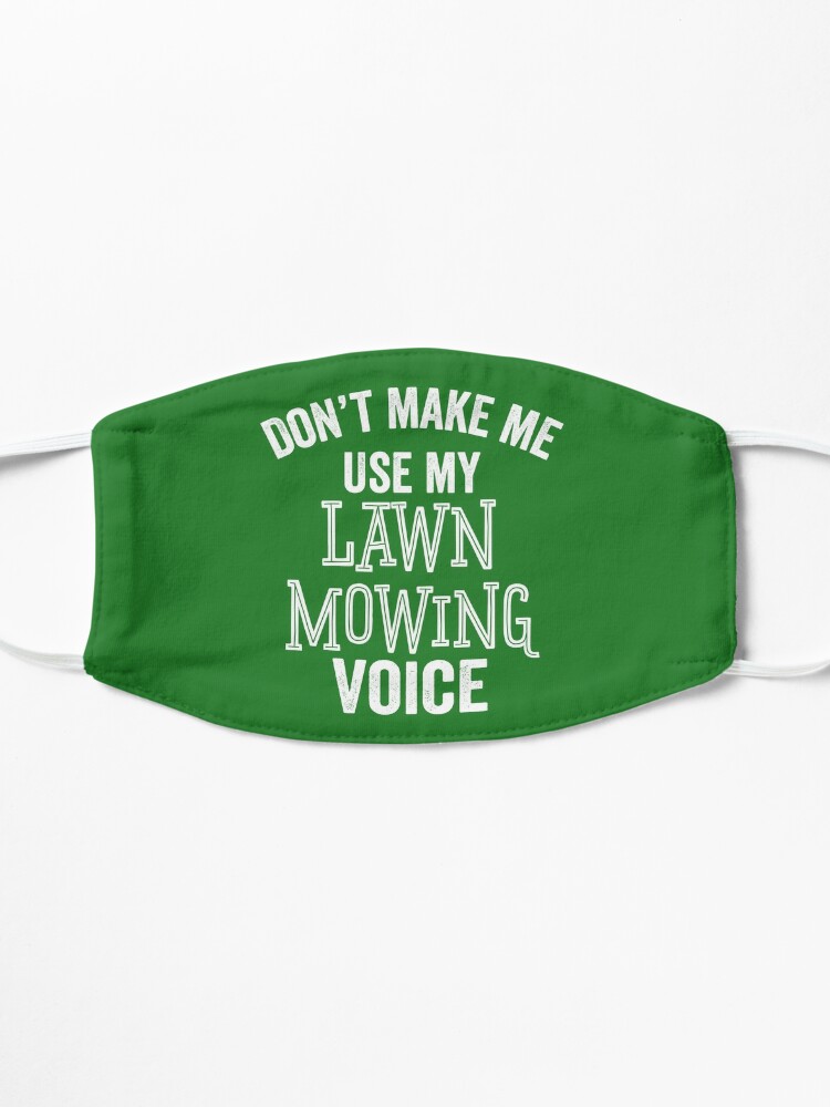 Lawn Mowing Mower Landscaper Yard Work Funny Gift | Mask