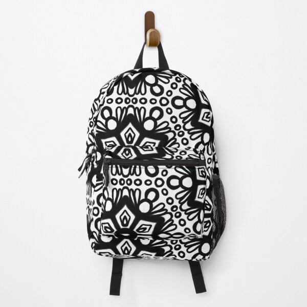 Item preview, Black & White Diamond Flower designed and sold by BohemianDesignz.