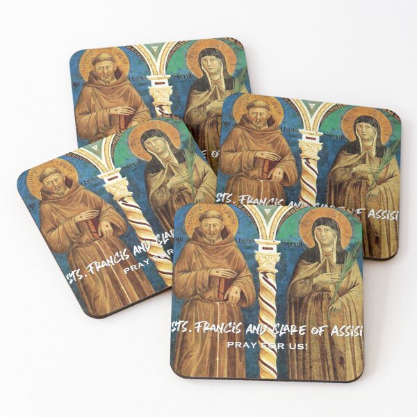 Item preview, Sts. Francis and Clare of Assisi, Pray for Us! designed and sold by The Catholic Religion Teacher Shop.