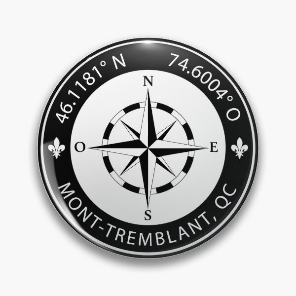 Item preview, Mont-Tremblant, Quebec Geographical Coordinates designed and sold by TeeOhGraphics.