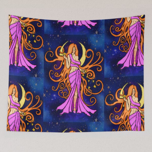 Item preview, Goddess Of The Moon & Stars. designed and sold by EspDzines.