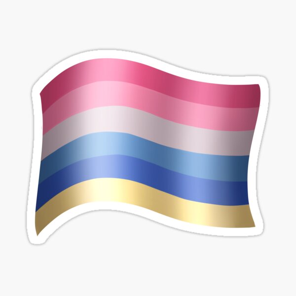 Genderflux Pride Flag Sticker By Guenevereleam Redbubble 