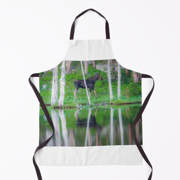 Item preview, Moose in the woods designed and sold by Alla Gill.