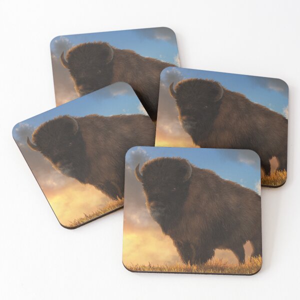 Item preview, Buffalo Sunset designed and sold by Daniel Eskridge.