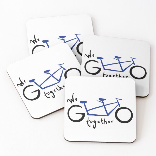 Item preview, We go together - blue designed and sold by Tandem Celebrations.