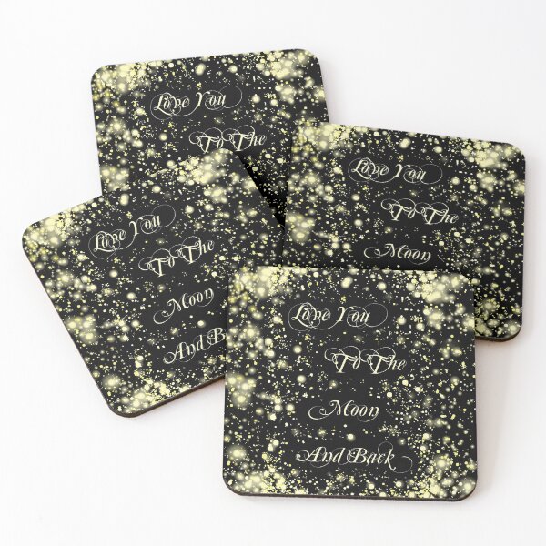 Item preview, Love You To The Moon And Back Sparkle Stars IV designed and sold by GittaG74.