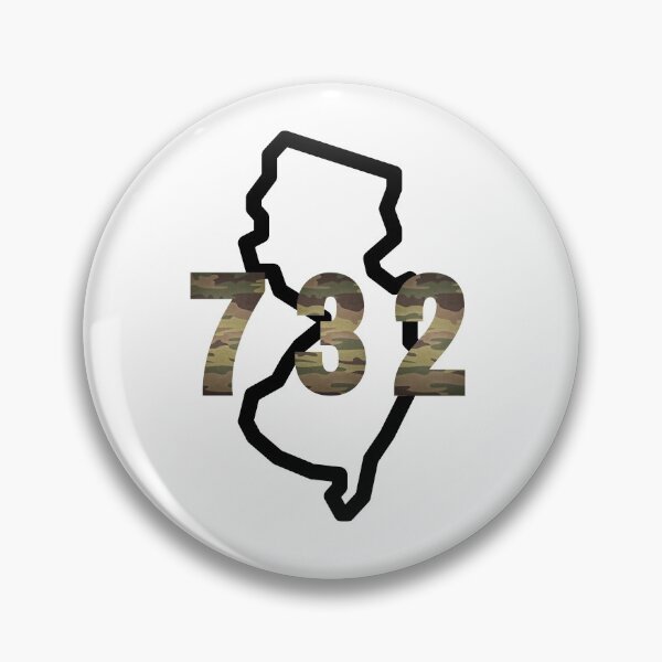 Item preview, Central New Jersey 732 designed and sold by EspyDesignCo.