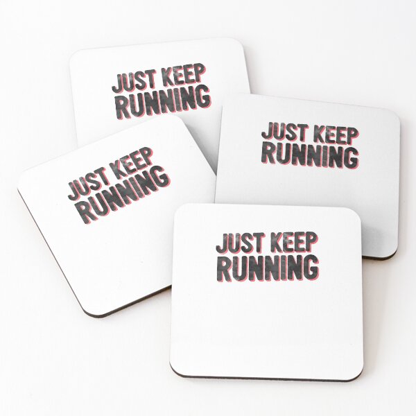 Item preview, Just Keep RUnning Sports FItness designed and sold by thefrshmachine.