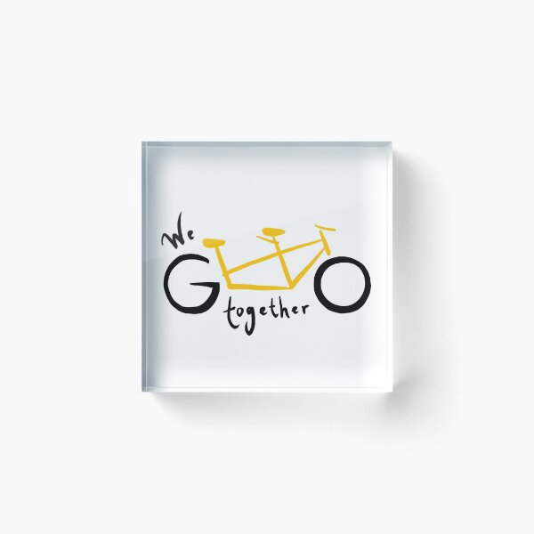 Item preview, We go together - yellow designed and sold by Tandem Celebrations.