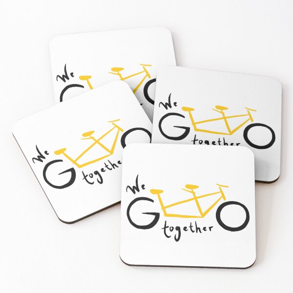 Item preview, We go together - yellow designed and sold by Tandem Celebrations.