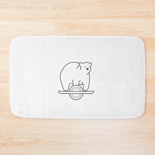 Item preview, Onewheeling Bear Outline designed and sold by Line Design.
