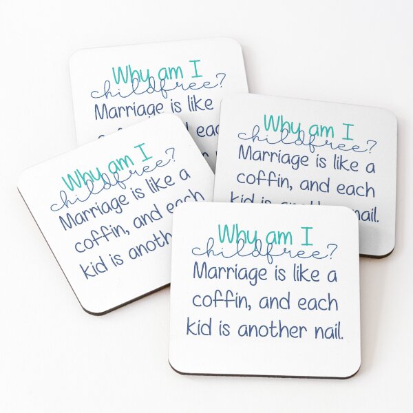 Item preview, Marriage is a coffin, each kid, another nail. designed and sold by photogfrog.