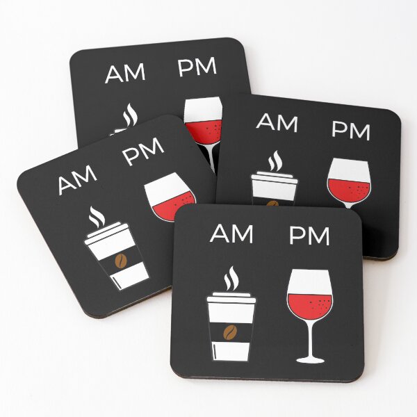 Item preview, AM Coffee PM Wine Glass designed and sold by RoJor.