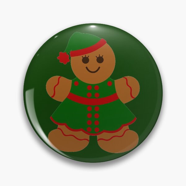 Item preview, Christmas Gingerbread Woman Elf designed and sold by ByJezie.