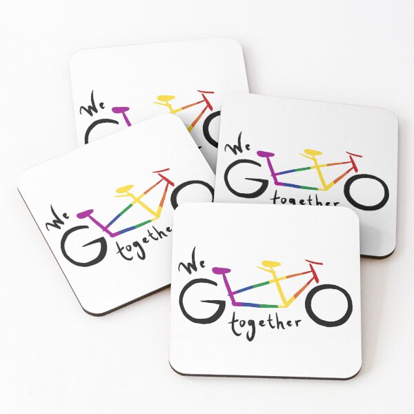 Item preview, We go together - rainbow designed and sold by Tandem Celebrations.