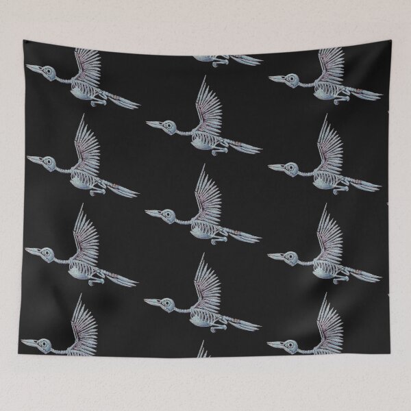 Item preview, Awesome Flying Halloween Crow Skeleton Bones designed and sold by Chubuter.