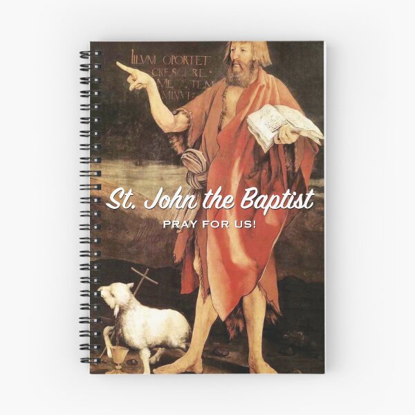 Item preview, John the Baptist, Pray for Us! designed and sold by The Catholic Religion Teacher Shop.
