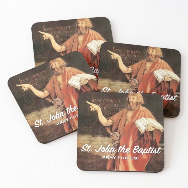 Item preview, John the Baptist, Pray for Us! designed and sold by The Catholic Religion Teacher Shop.