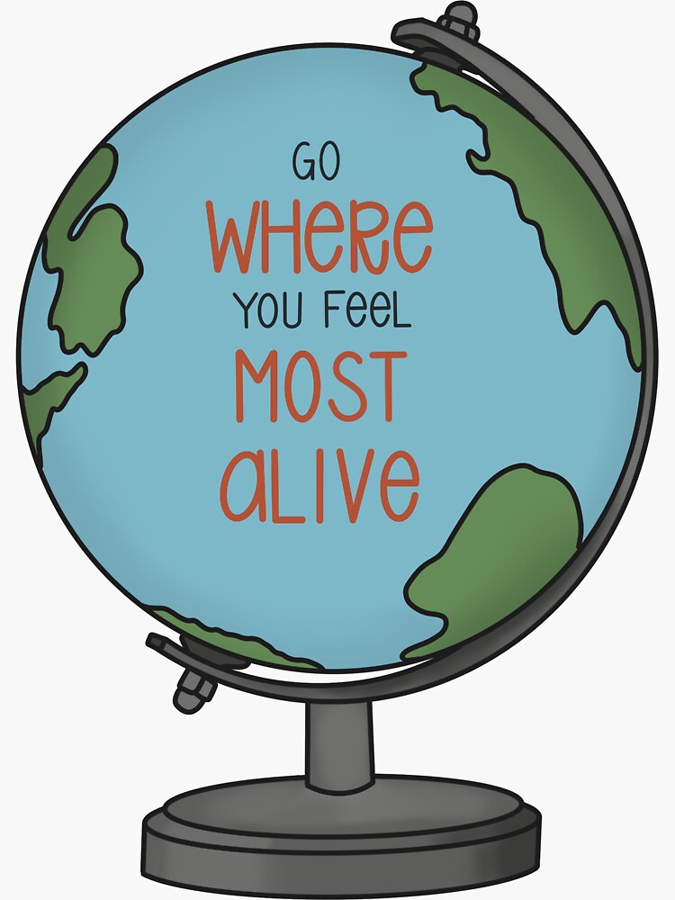 Thumbnail 3 of 3, Sticker, Globe designed and sold by riley17.