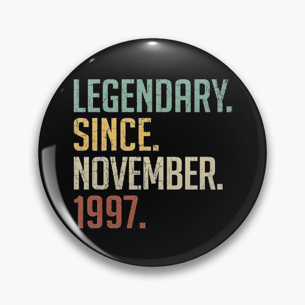 Item preview, Legendary Since November 1997 23rd Birthday Gift 23 Years Old Vintage November 1997 designed and sold by Takatv.