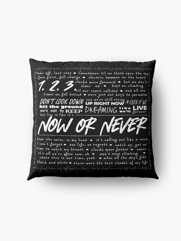 Alternate view of "Now or Never" Julie and the Phantoms Floor Pillow
