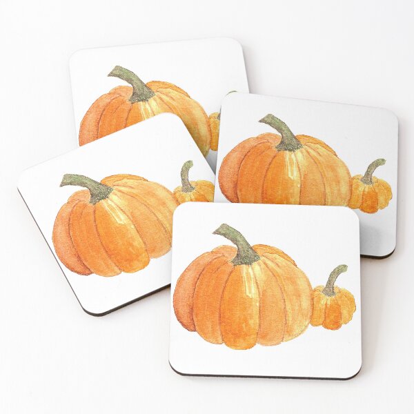 Item preview, Watercolor Pumpkin Autumn, Fall, Halloween, Art designed and sold by littrellart.