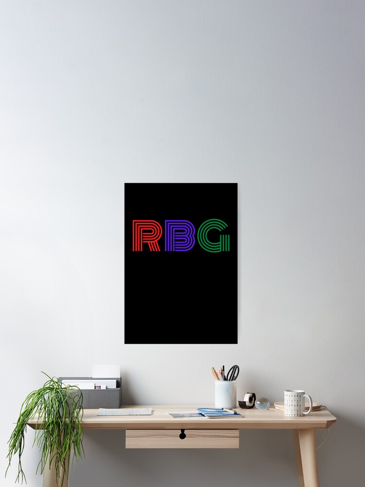 Thumbnail 2 of 3, Poster, Notorious RBG Design designed and sold by arnabbabai.